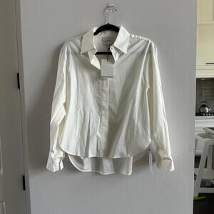 Reformation Andy Oversized Shirt Size XS NEW